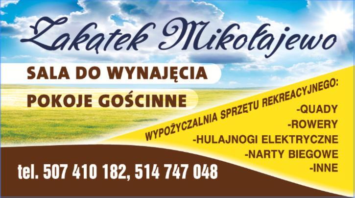 Zakatek Mikolajewo 14 Mikolajewo (Podlaskie) Exterior foto